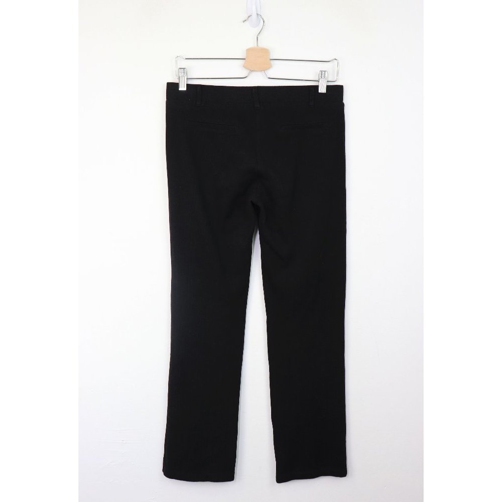 Betabrand Dress Pant Yoga Pants Savile Pinstripe Tonal Stripe Straight Leg Black - Picture 8 of 9